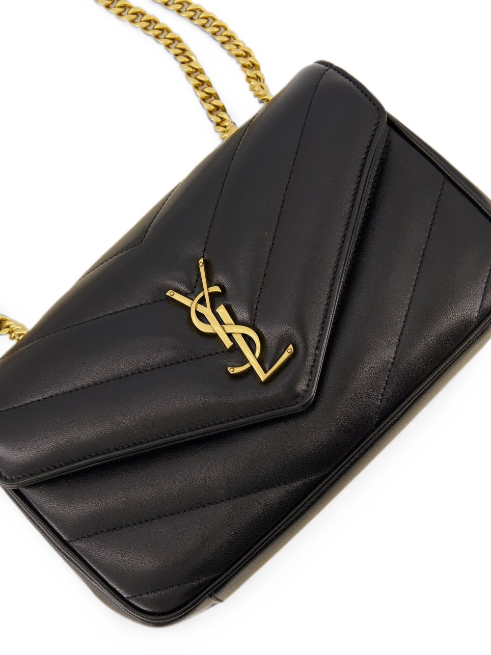 Saint Laurent Loulou Small Suede Leather Shoulder Bag