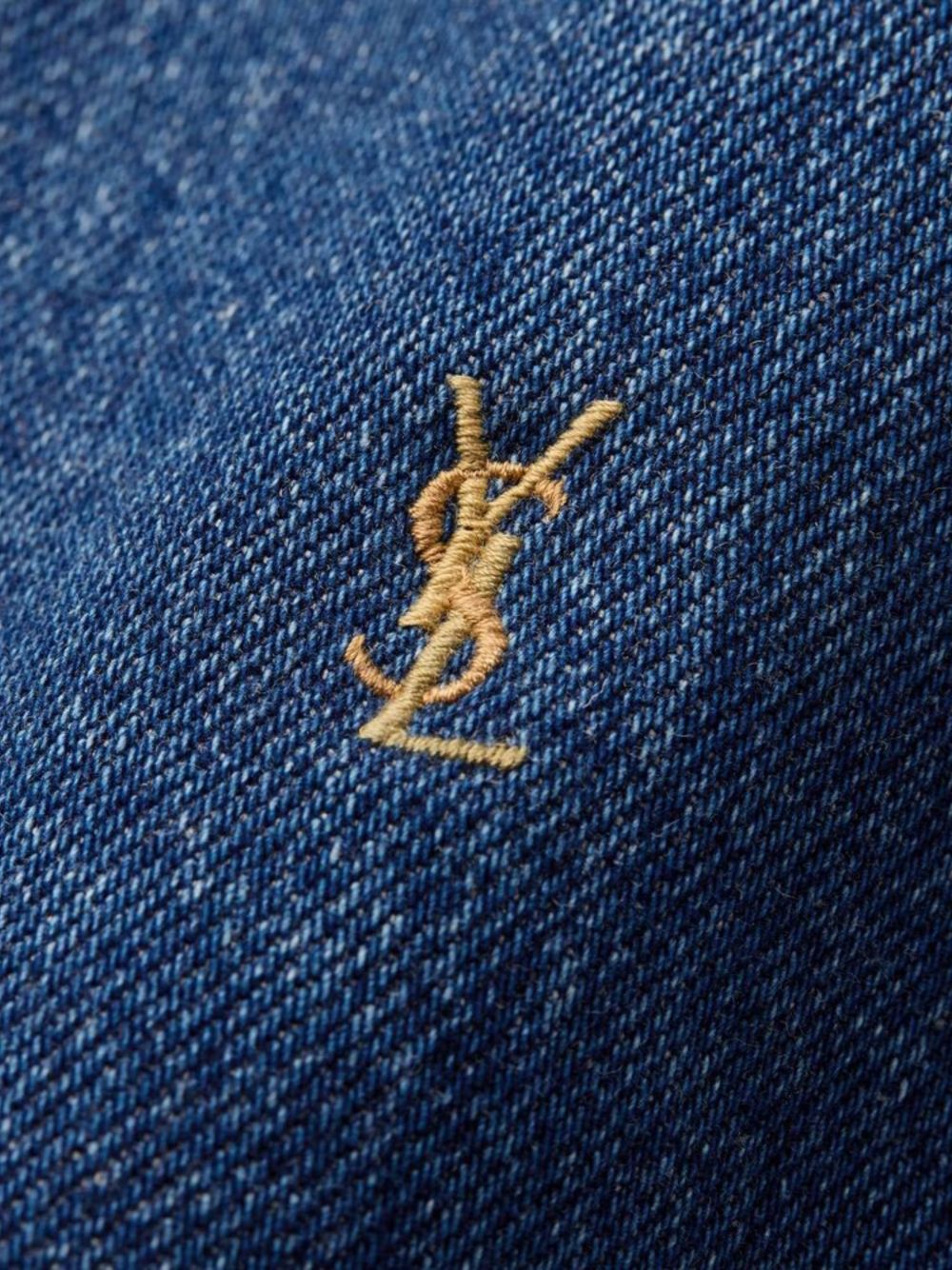 Saint Laurent Cassandre Denim Shirt
