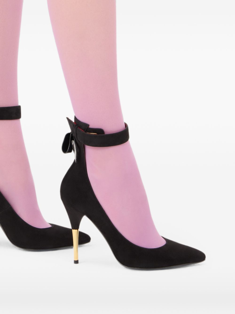 VALENTINO GARAVANI Fatale Suede Leather Pumps - Black