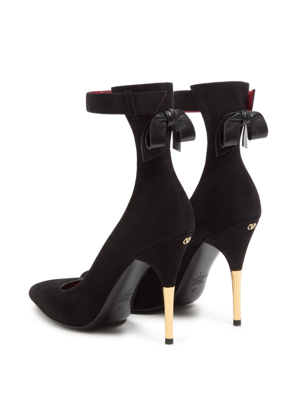 VALENTINO GARAVANI Fatale Suede Leather Pumps - Black
