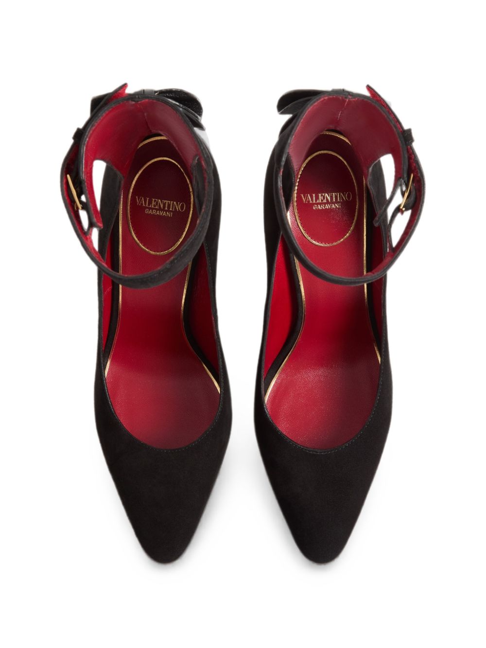 VALENTINO GARAVANI Fatale Suede Leather Pumps - Black