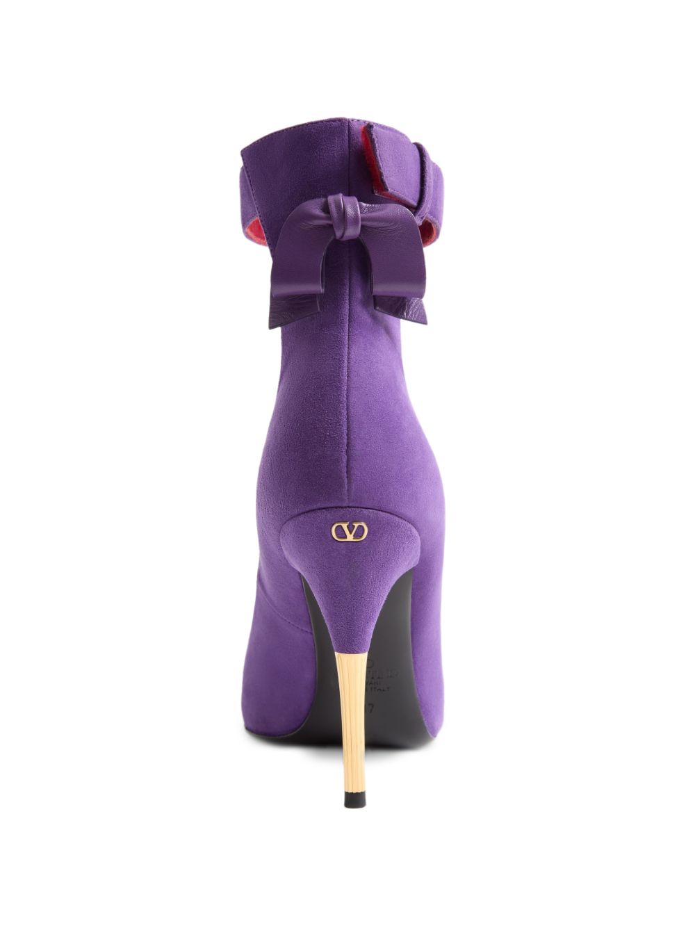 VALENTINO GARAVANI Fatale Suede Leather Pumps - Purple