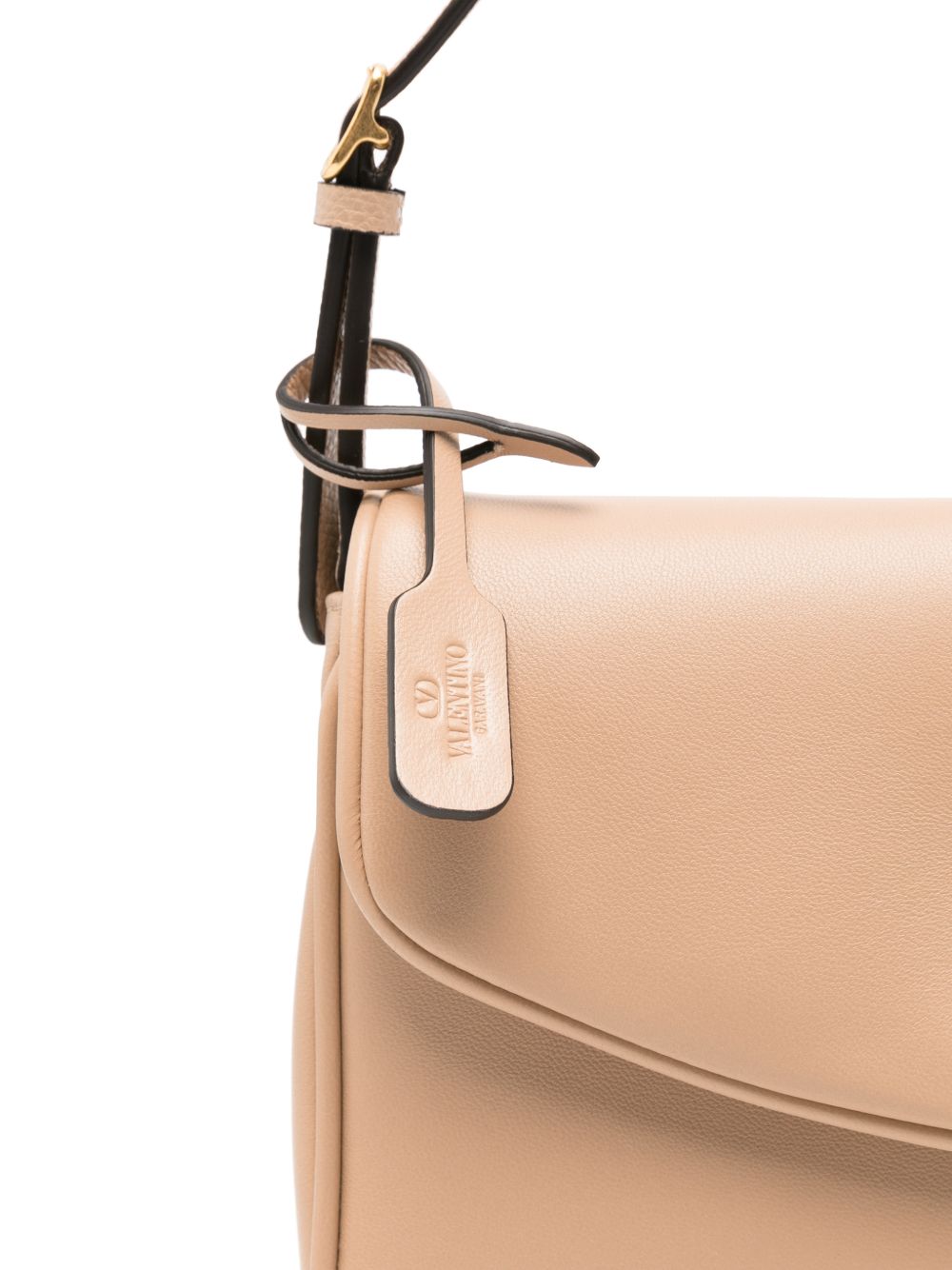 VALENTINO GARAVANI Devain Small Leather Shoulder Bag - Rose Pink