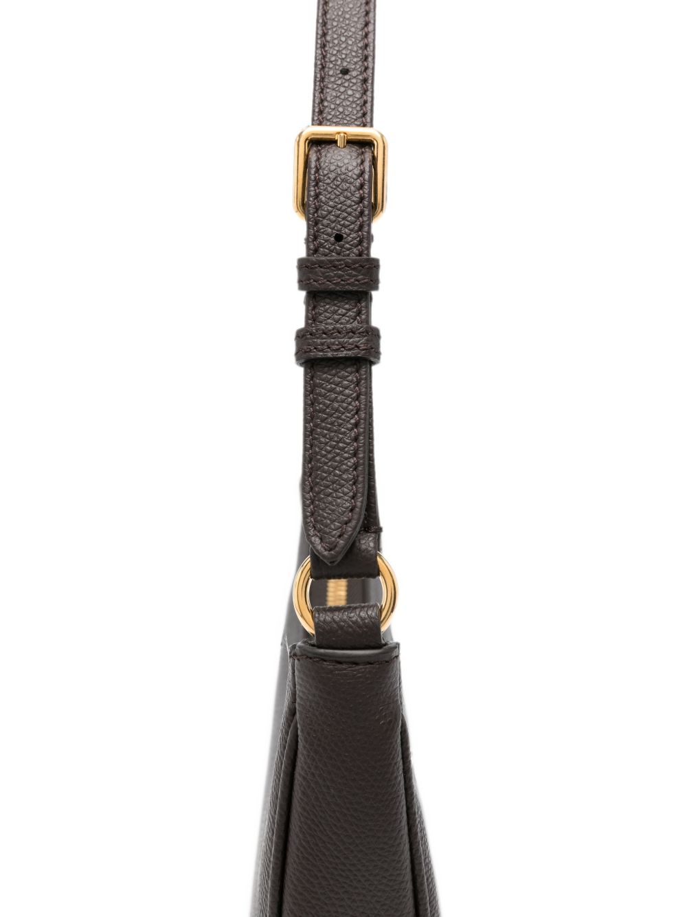 Valentino Garavani VLogo Signature Leather Mini Bag — Brown