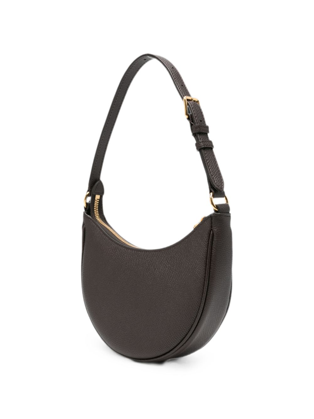 Valentino Garavani VLogo Signature Leather Mini Bag — Brown