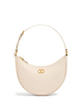 Valentino Garavani VLogo Signature Leather Mini Bag — Ivory