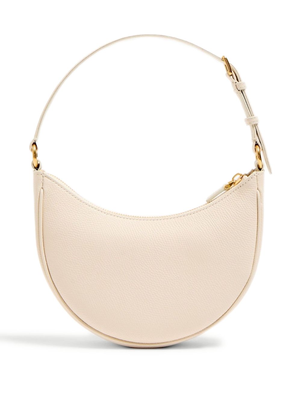 Valentino Garavani VLogo Signature Leather Mini Bag — Ivory