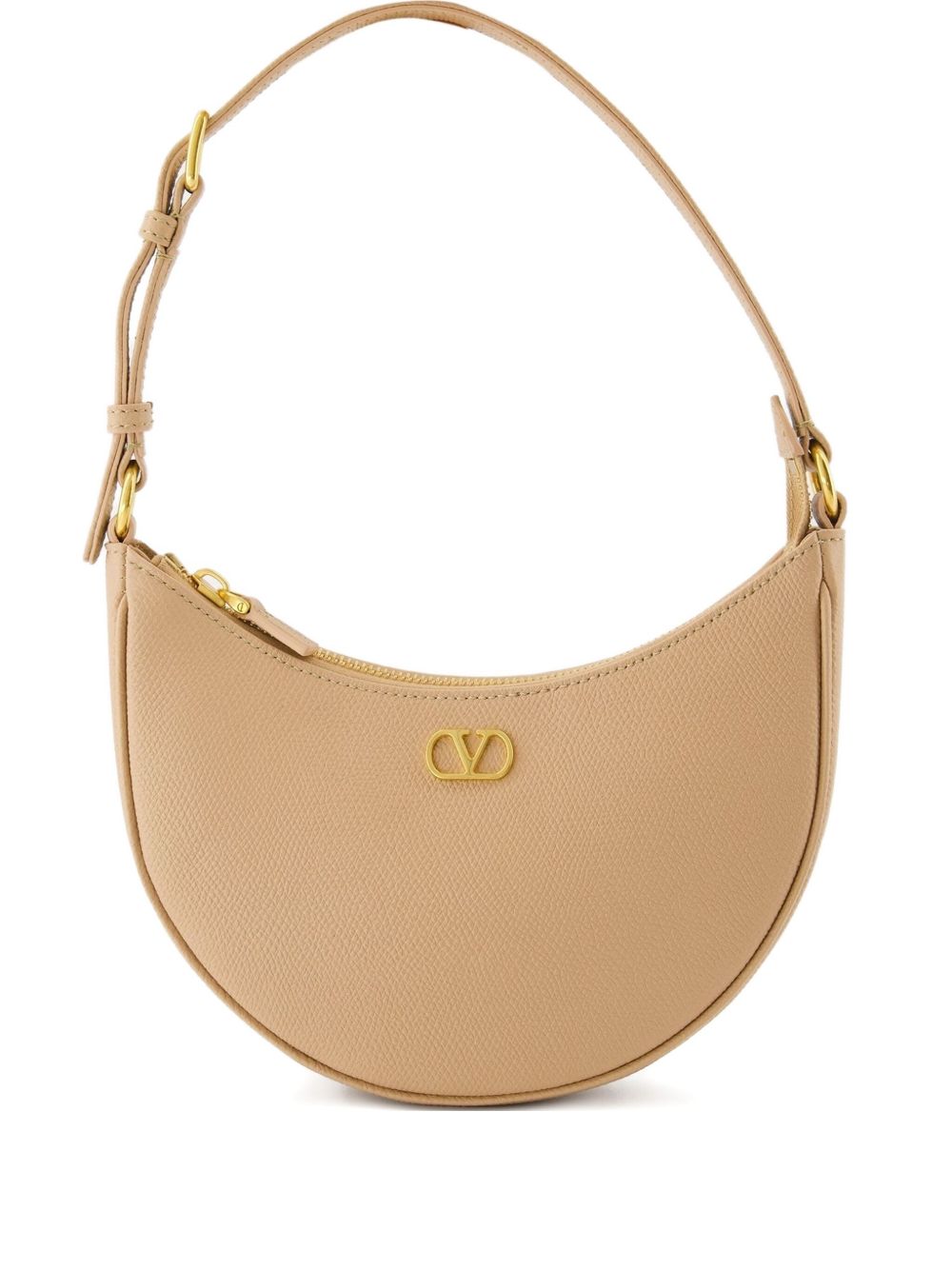 Valentino Garavani VLogo Signature Leather Mini Bag — Pink