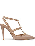 VALENTINO GARAVANI Rockstud Patent Leather Pumps 10cm - Powder Pink