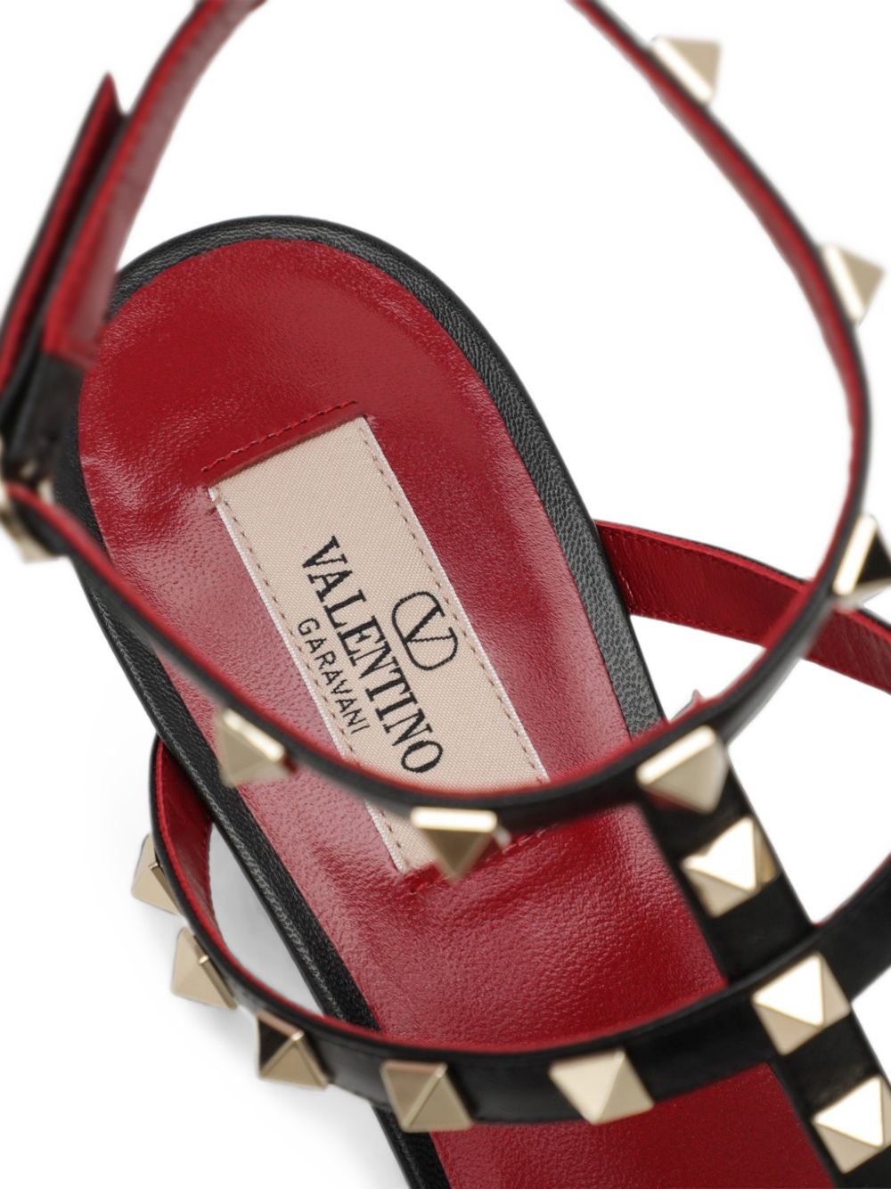 VALENTINO GARAVANI Rockstud Leather Pumps - Black
