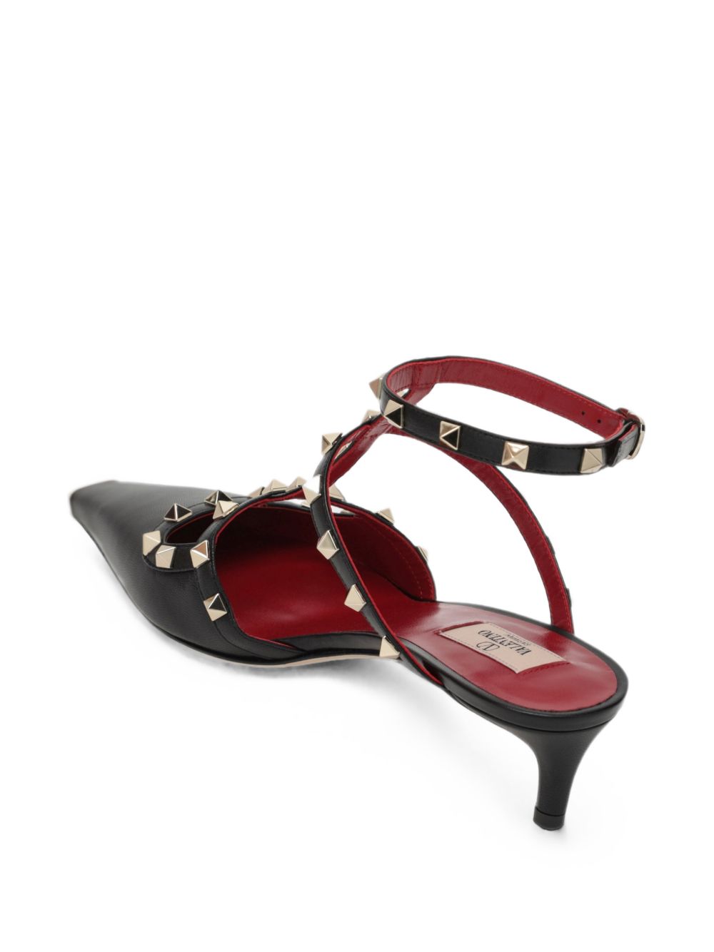 VALENTINO GARAVANI Rockstud Leather Pumps - Black