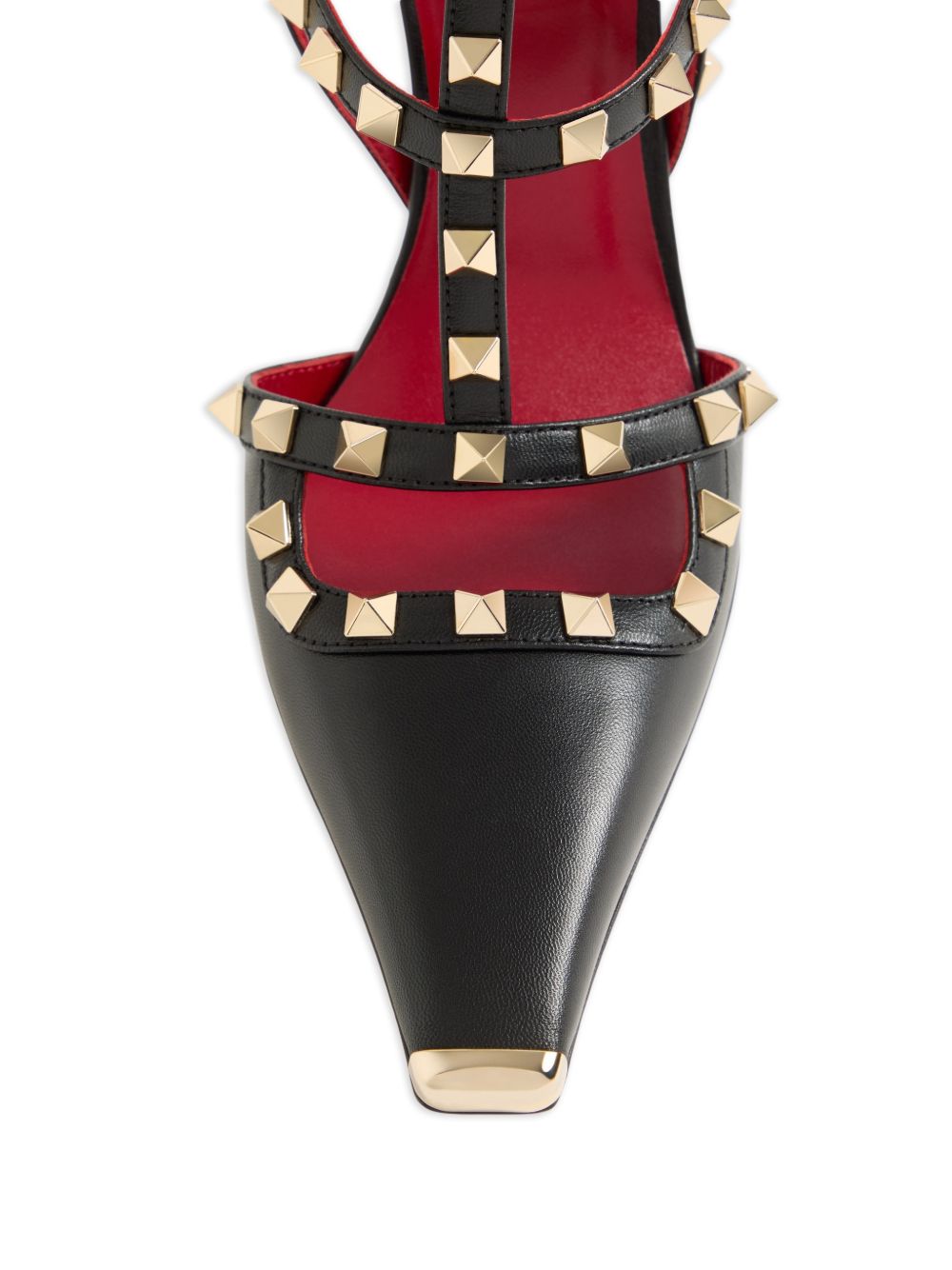 VALENTINO GARAVANI Rockstud Leather Pumps 10cm - Black