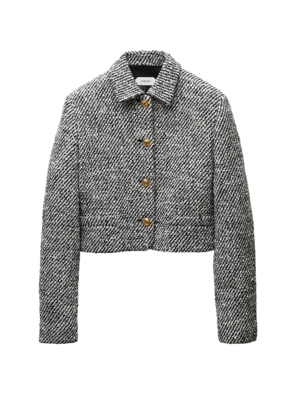Versace Bouclé Wool Jacket