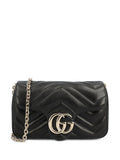 GUCCI GG MARMONT LEATHER MINI BAG