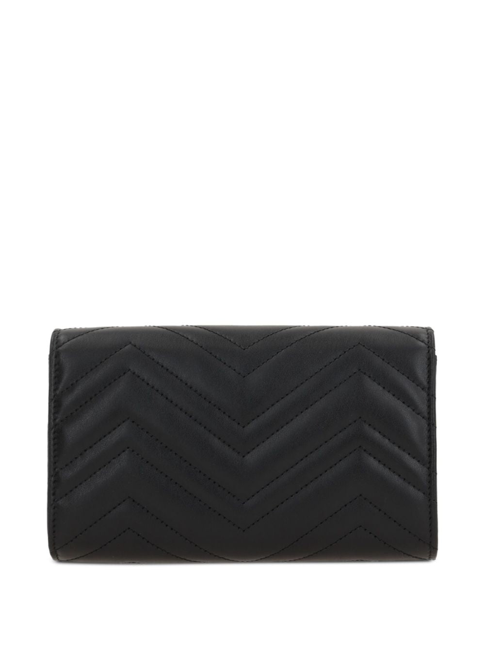 GUCCI GG MARMONT LEATHER WALLET ON CHAIN