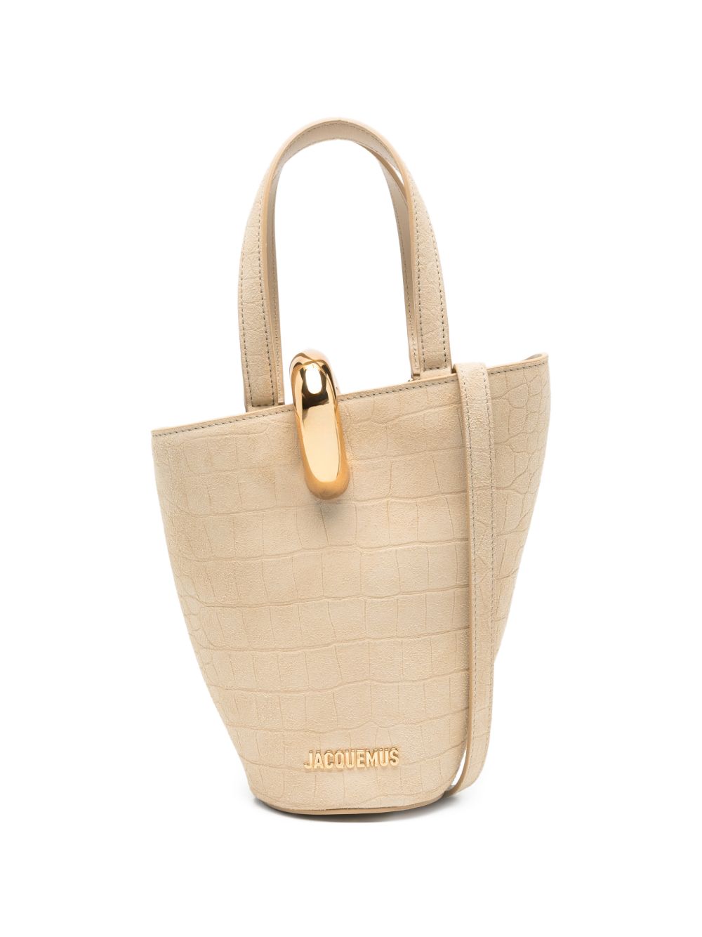 JACQUEMUS LE PETIT LEATHER DOLL BUCKET BAG