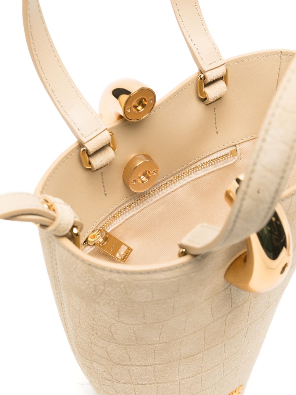 JACQUEMUS LE PETIT LEATHER DOLL BUCKET BAG