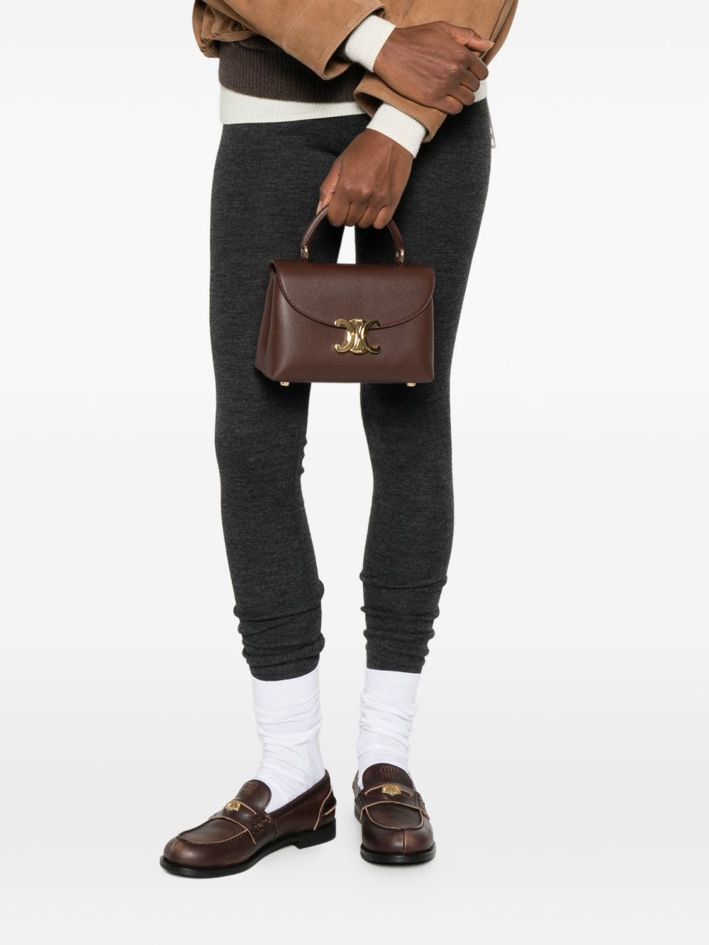CELINE NINO TEEN LEATHER HANDBAG