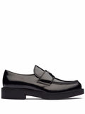 CHOCOLATE LEATHER LOAFER