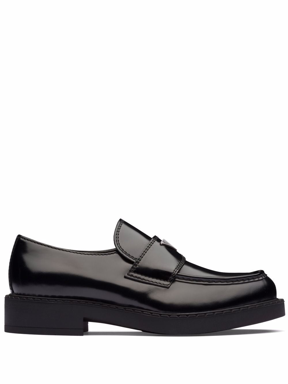 CHOCOLATE LEATHER LOAFER