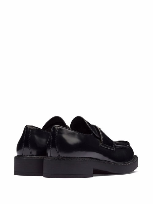 CHOCOLATE LEATHER LOAFER