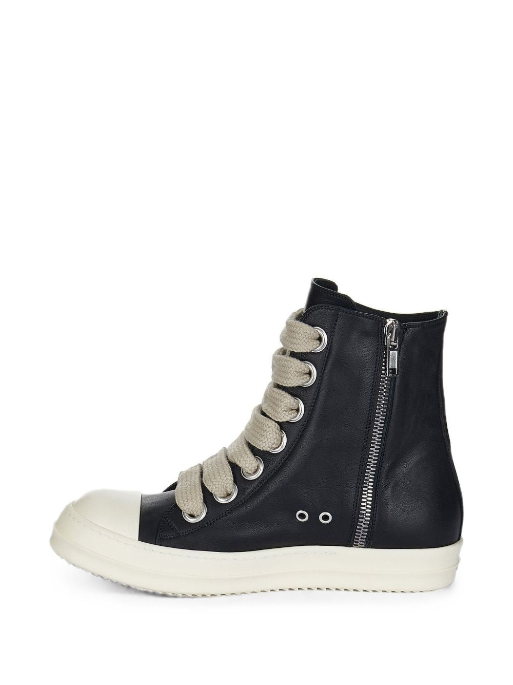 Rick Owens Leather Jumbolace Sneakers 2