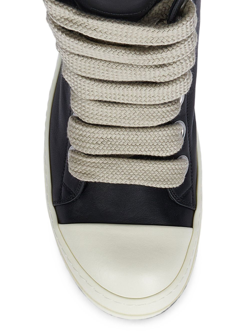 Rick Owens Leather Jumbolace Sneakers 3