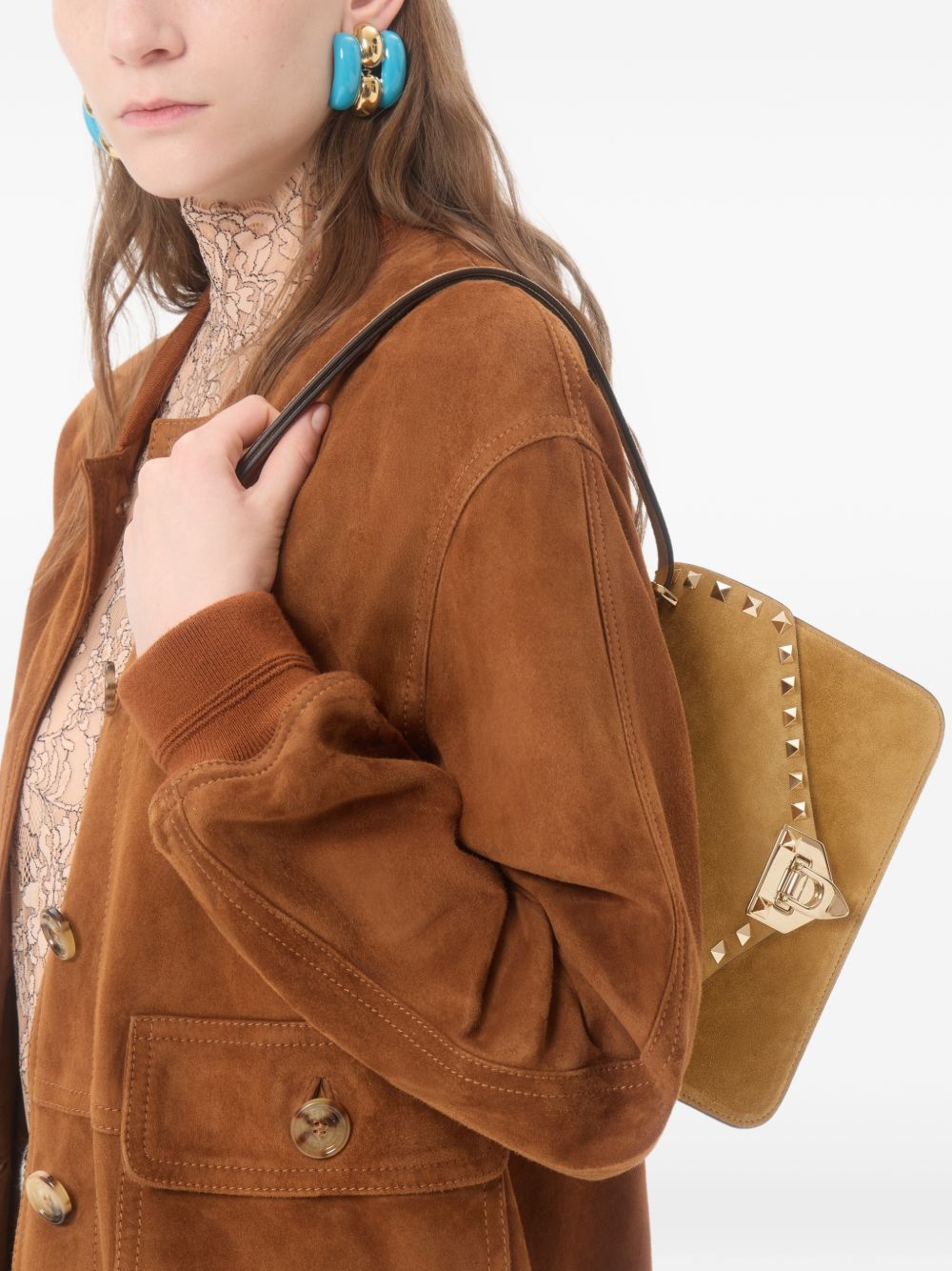 VALENTINO GARAVANI ROCKSTUD SMALL LEATHER BAG