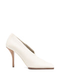 ALAÏA Leather Pumps — Beige