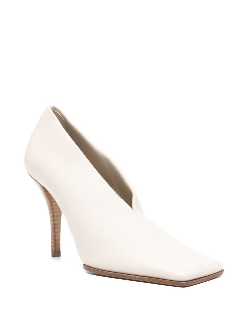 ALAÏA Leather Pumps — Beige