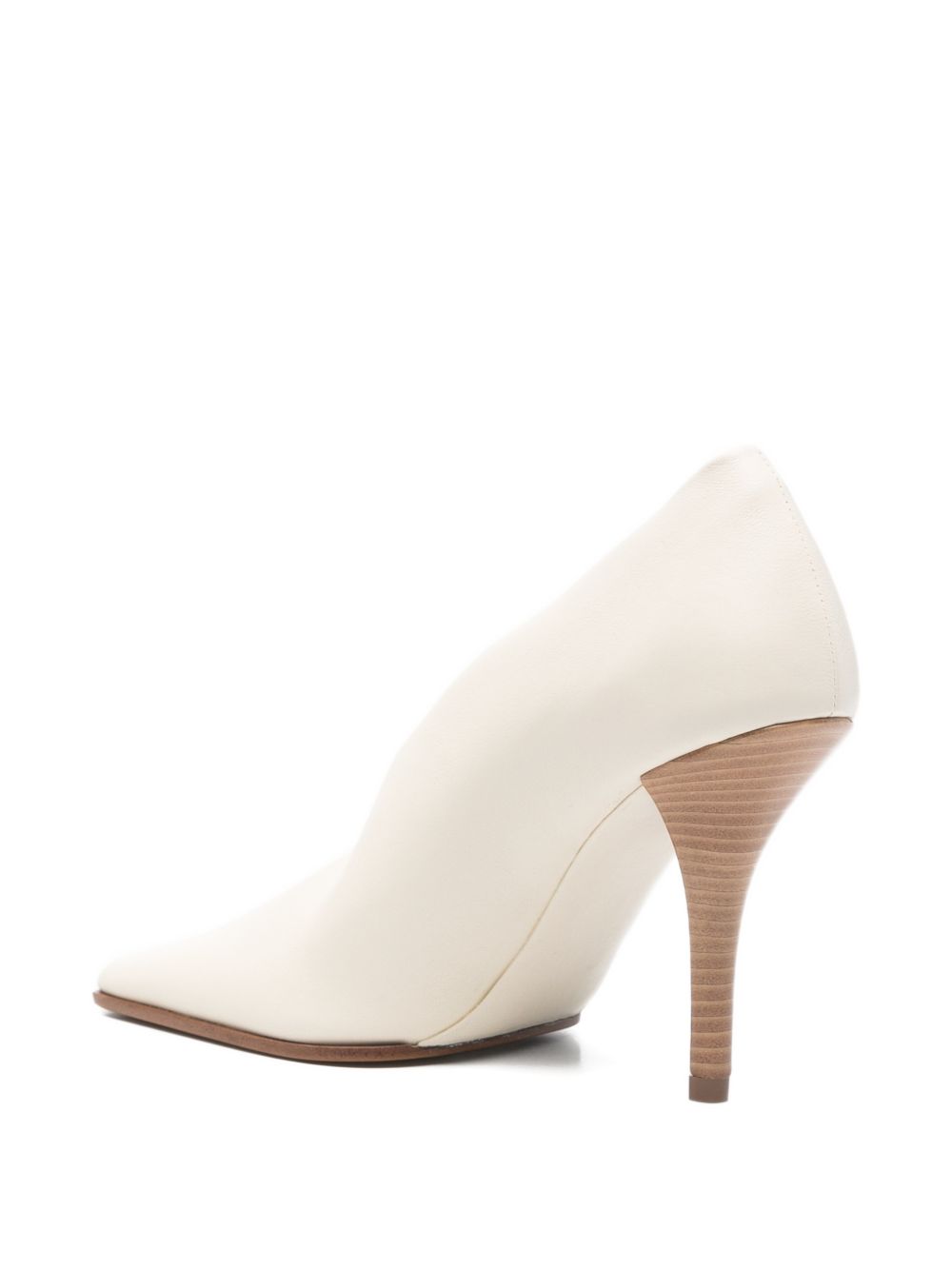 ALAÏA Leather Pumps — Beige