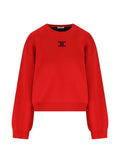 Celine Triomphe Cashmere Sweater — Red