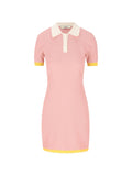 Fendi Cotton and Silk Blend Short Dress