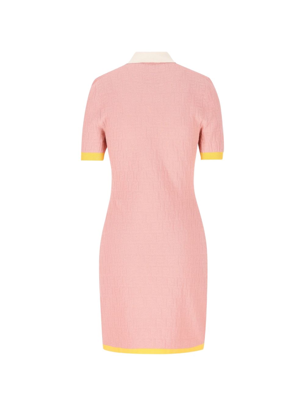 Fendi Cotton and Silk Blend Short Dress