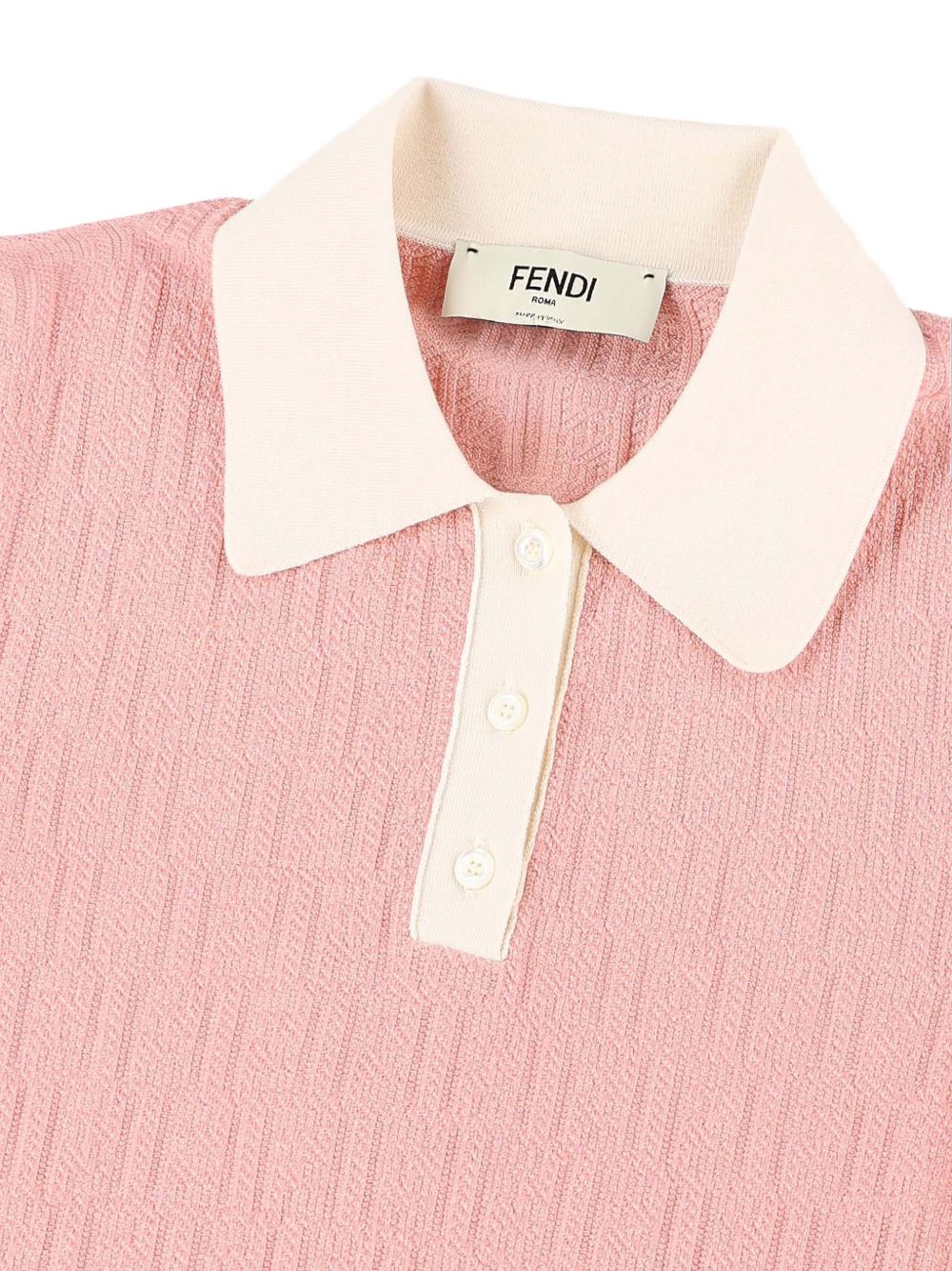 Fendi Cotton and Silk Blend Short Dress