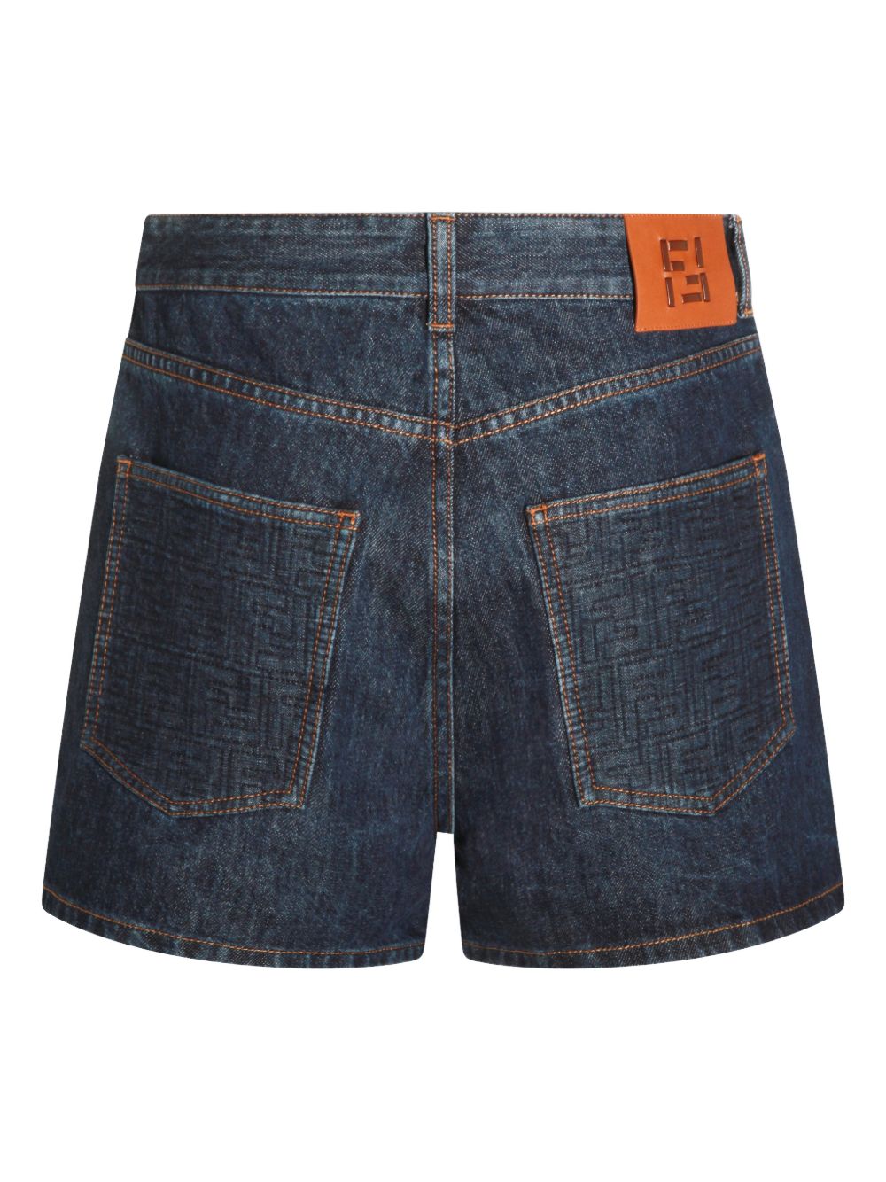 Fendi Denim Cotton Shorts