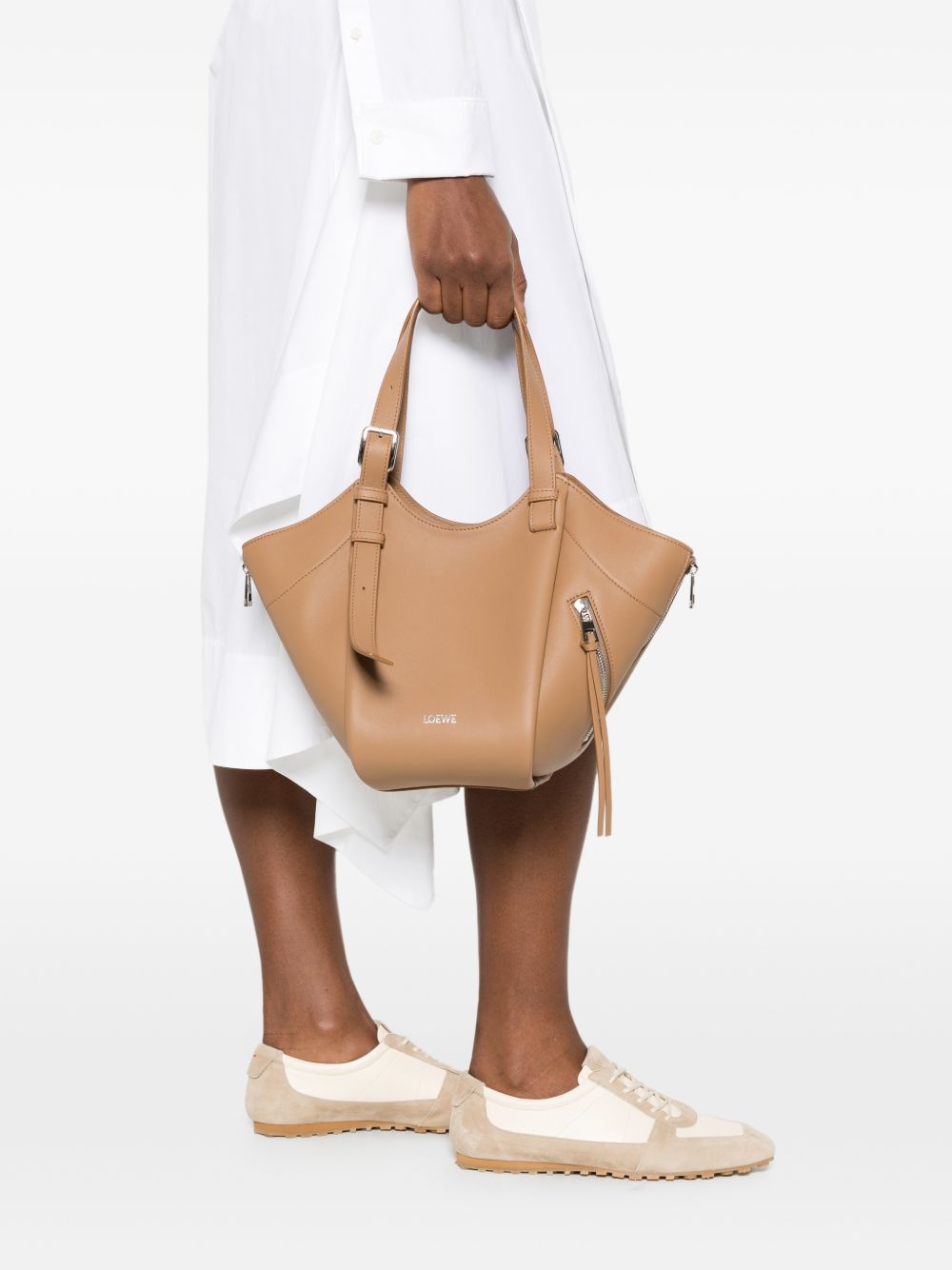 Loewe Hammock Leather Tote Bag