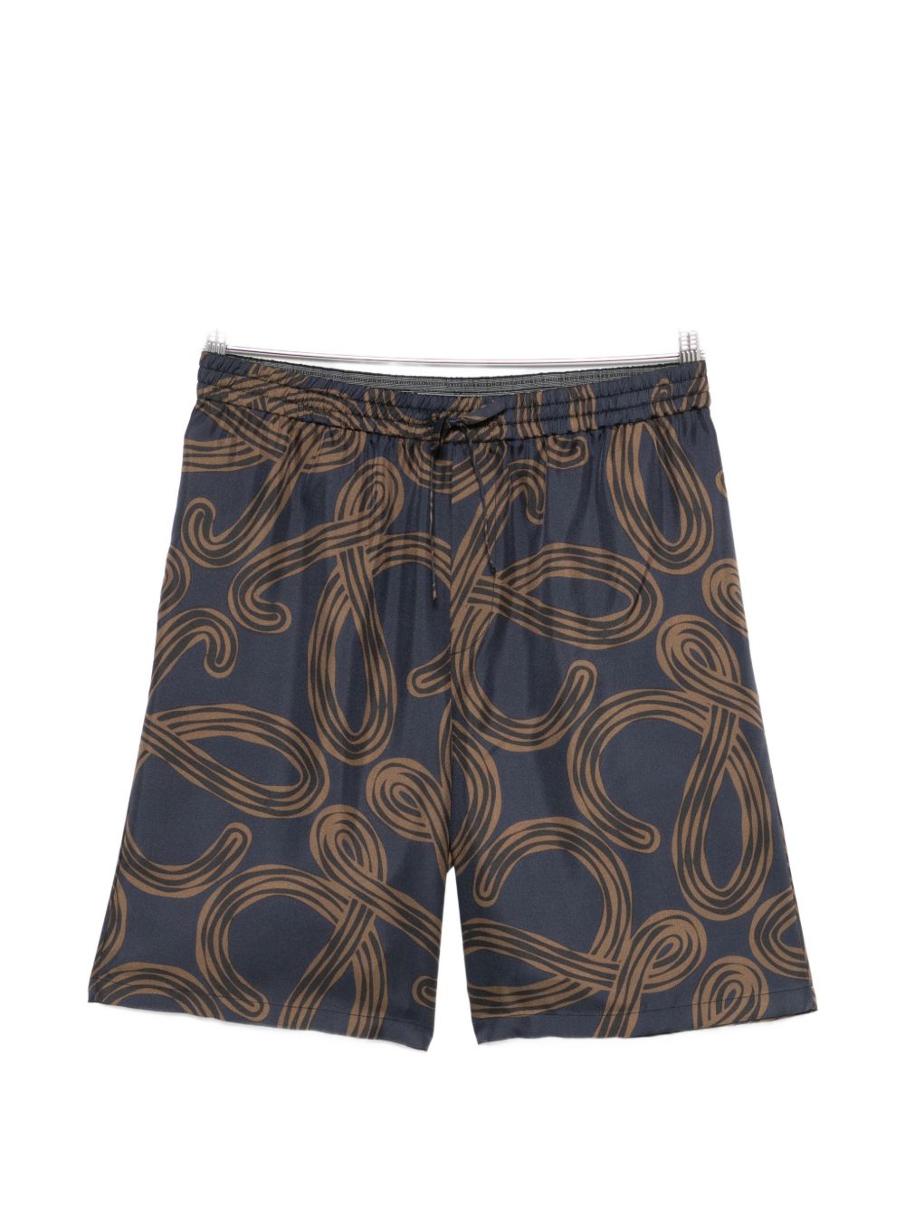 Loewe Paula's Ibiza Printed Silk Shorts