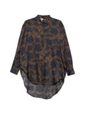 Loewe Paula's Ibiza Printed Silk Shirt — Blue