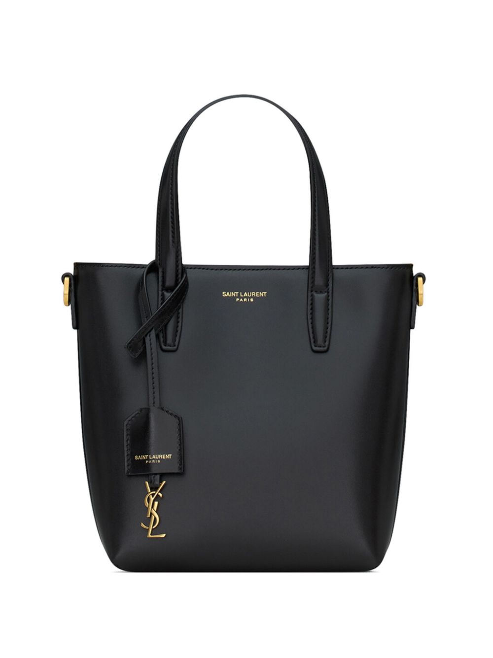 TOY MINI SHOPPING BAG IN LEATHER