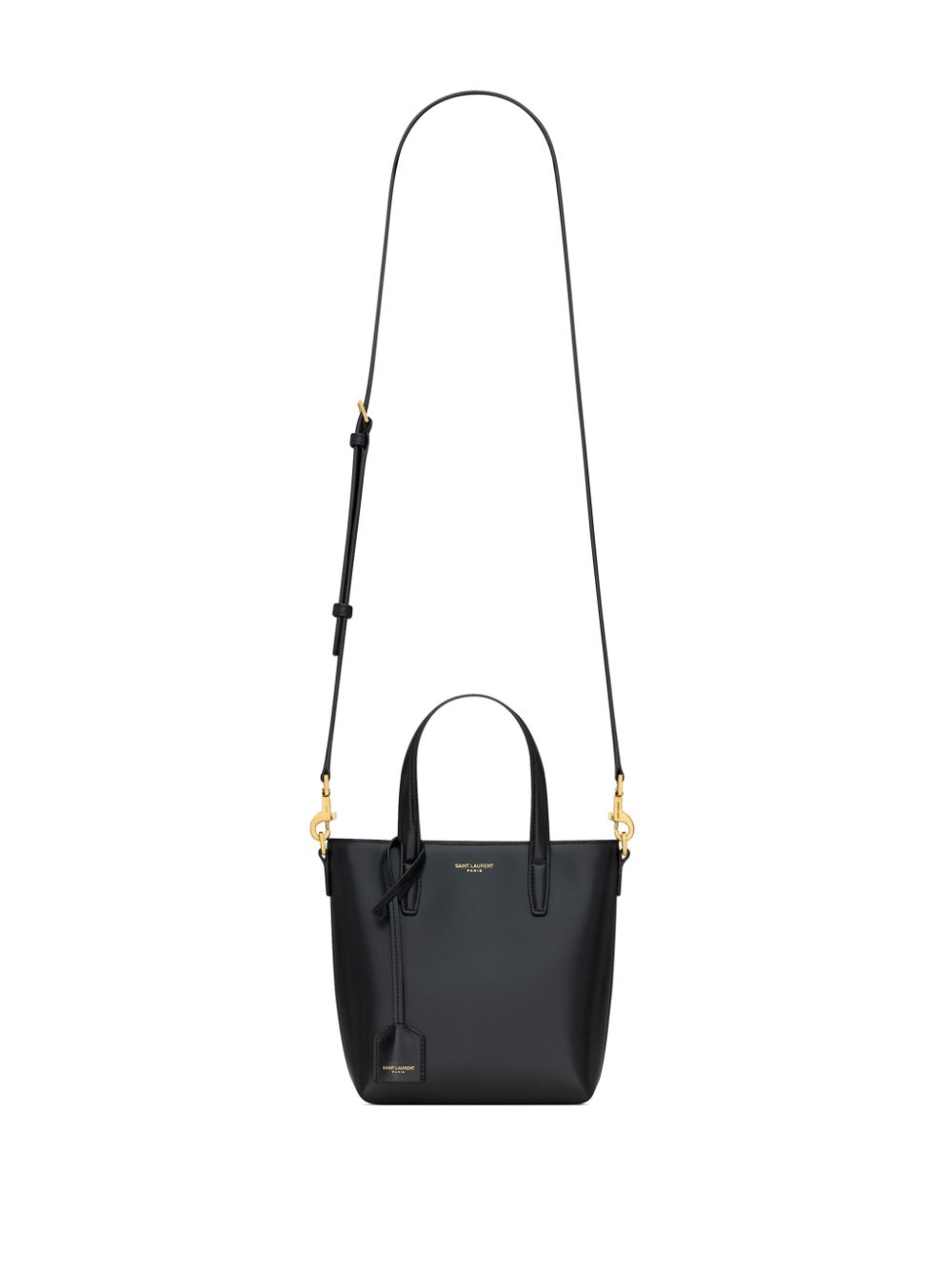 TOY MINI SHOPPING BAG IN LEATHER