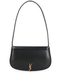 SAINT LAURENT Demi Lune Leather Shoulder Bag