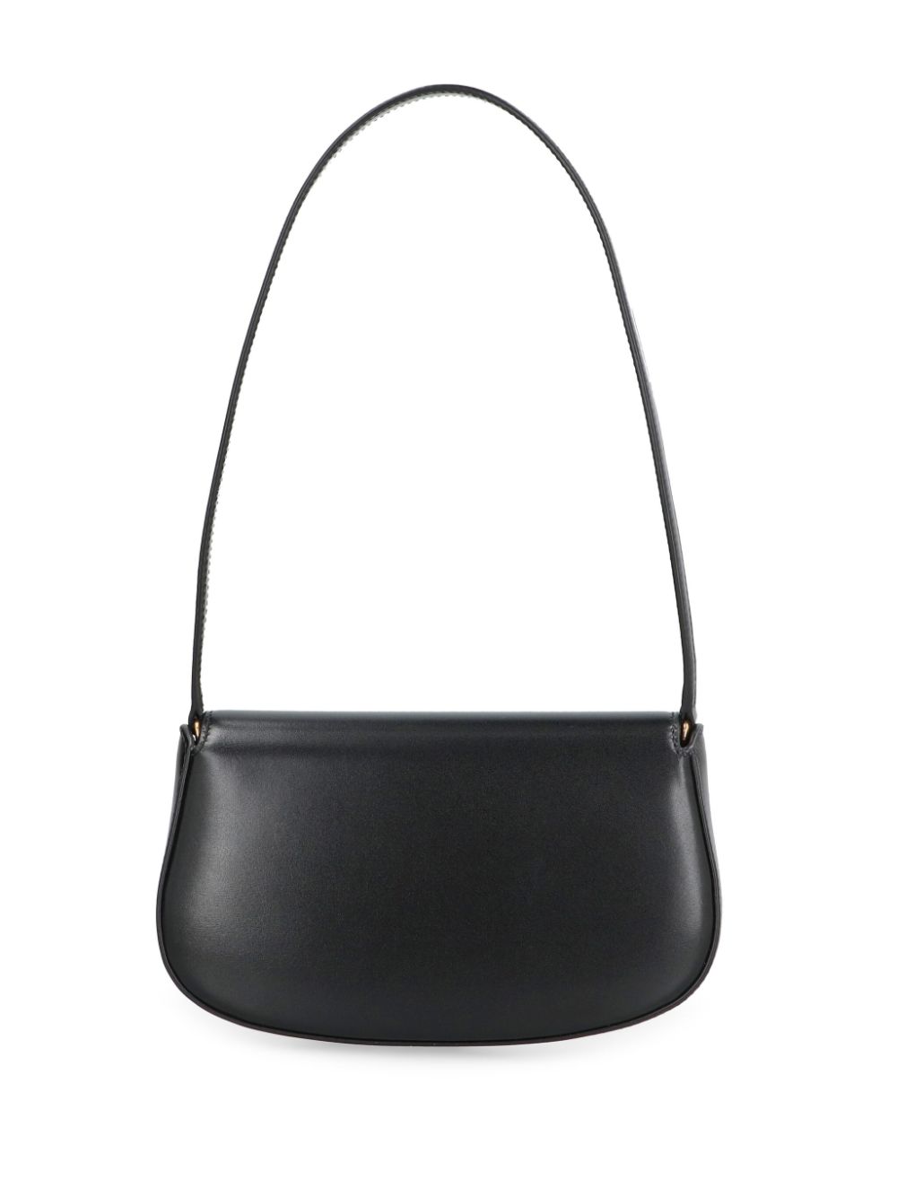 SAINT LAURENT Demi Lune Leather Shoulder Bag