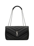 MEDIUM LOULOU BAG IN LEATHER