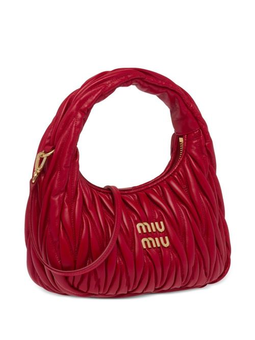 Miu Miu Hobo Wander Small Leather Bag