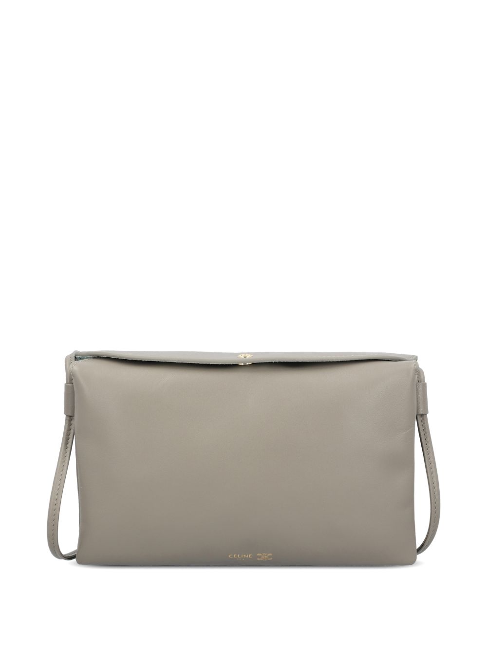 CELINE TRIO FLAP LEATHER MINI BAG