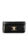 CELINE TRIOMPHE CHAIN SMALL LEATHER SHOULDER BAG