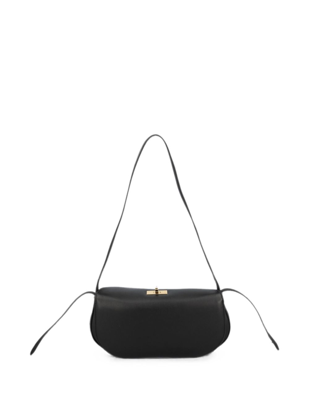 CELINE TURNLOCK LEATHER SHOULDER BAG