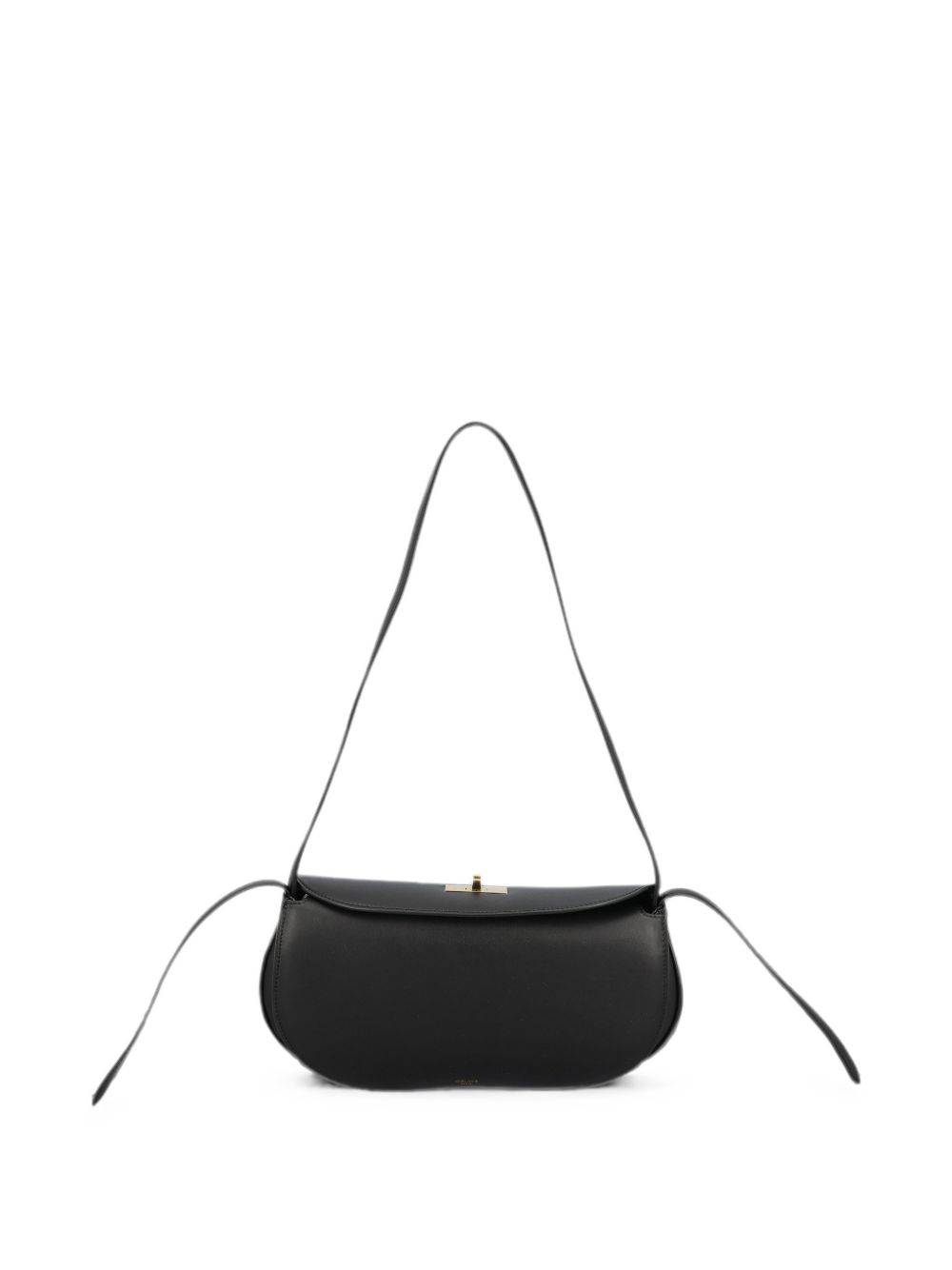CELINE TURNLOCK LEATHER SHOULDER BAG