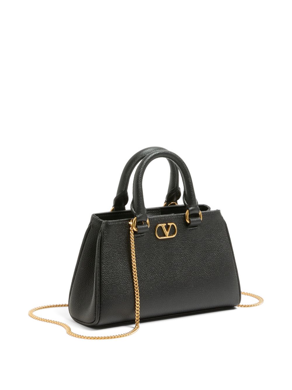 VALENTINO GARAVANI VLOGO SIGNATURE LEATHER MINI BAG II (BLACK)